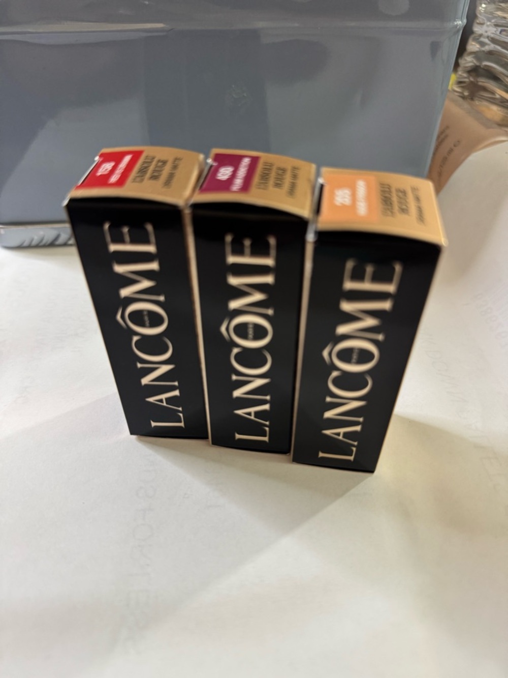 Lancôme Lipstick Trio - Assorted Shades three shades